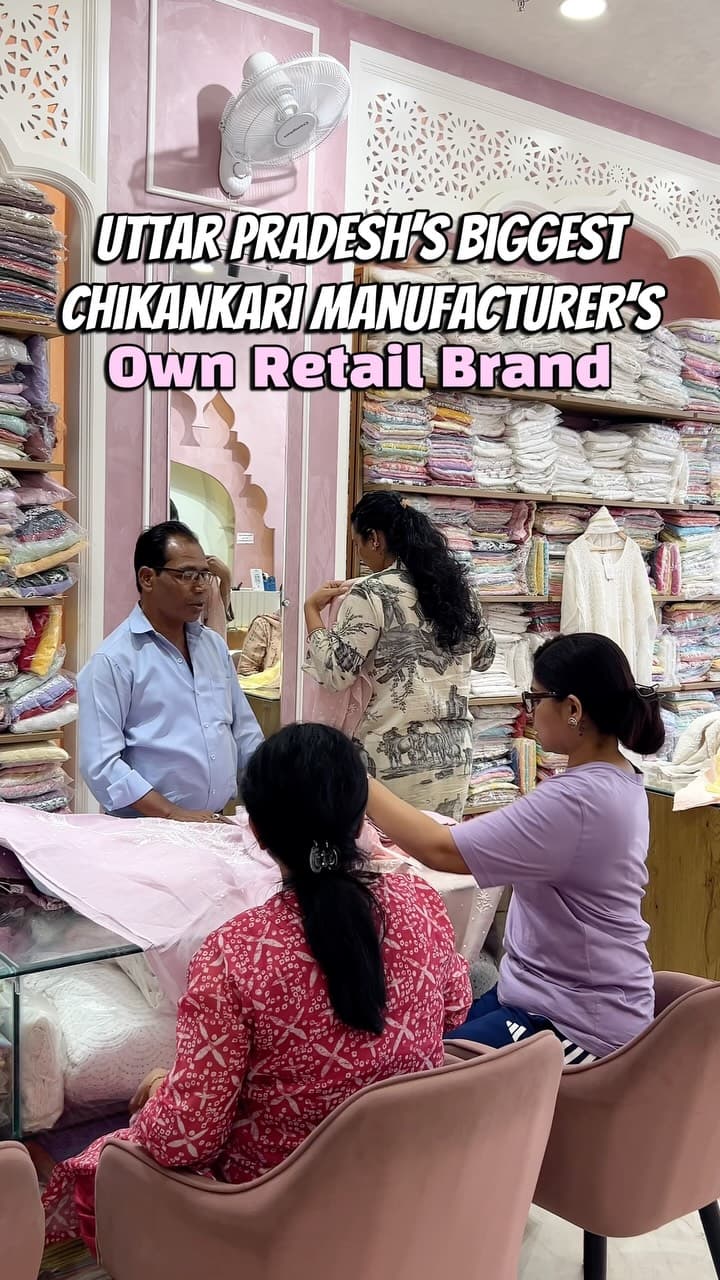 Real chikankari is more than a fabric, it’s hours of handwork, generations of craftsmanship and the artistry…